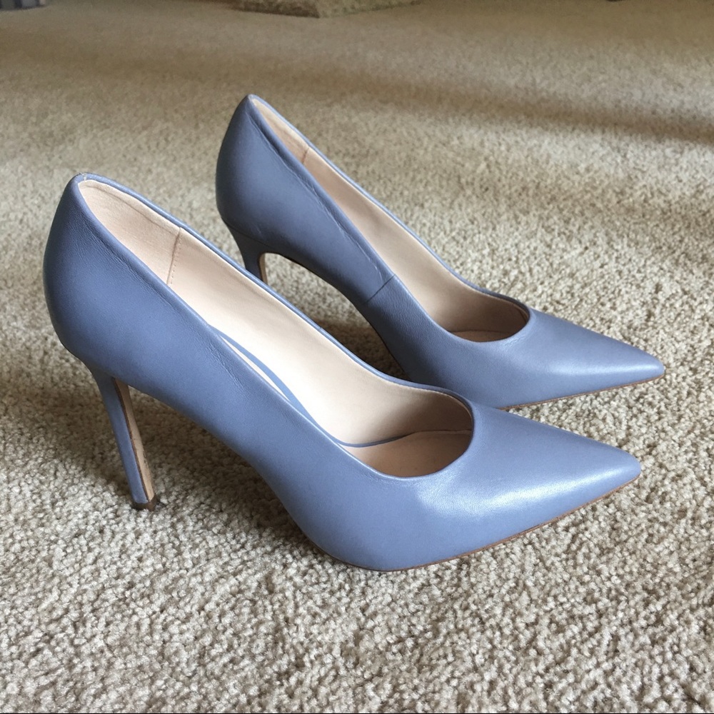 Zara Basic Periwinkle Heels Size 36